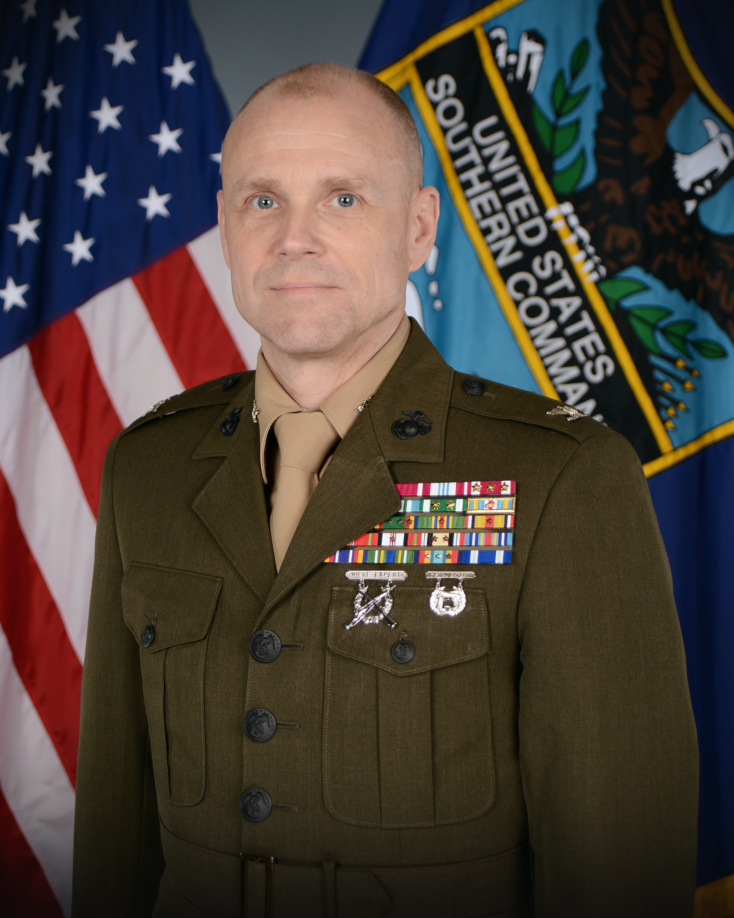 Marine Col. Douglas R. Burke, Director J4